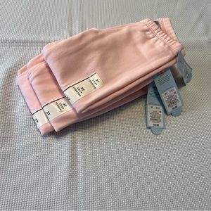 3 pairs Cozy leggings girls 3T light pink Cat and Jack 3 pairs